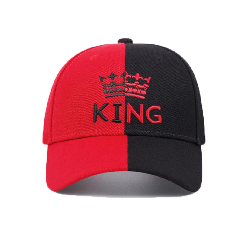 New Outdoor Sports KING Embroidered Peaked Caps Men And Women Casual Couples Curved Brim Shade Baseball Cap