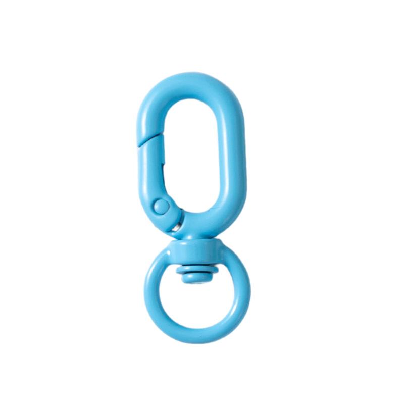 5pcs Colorful Metal Lobster Claw Clasps Swivel Lanyards Trigger Strap with Key Ring DIY Accessories for Bag Key Chains Connector