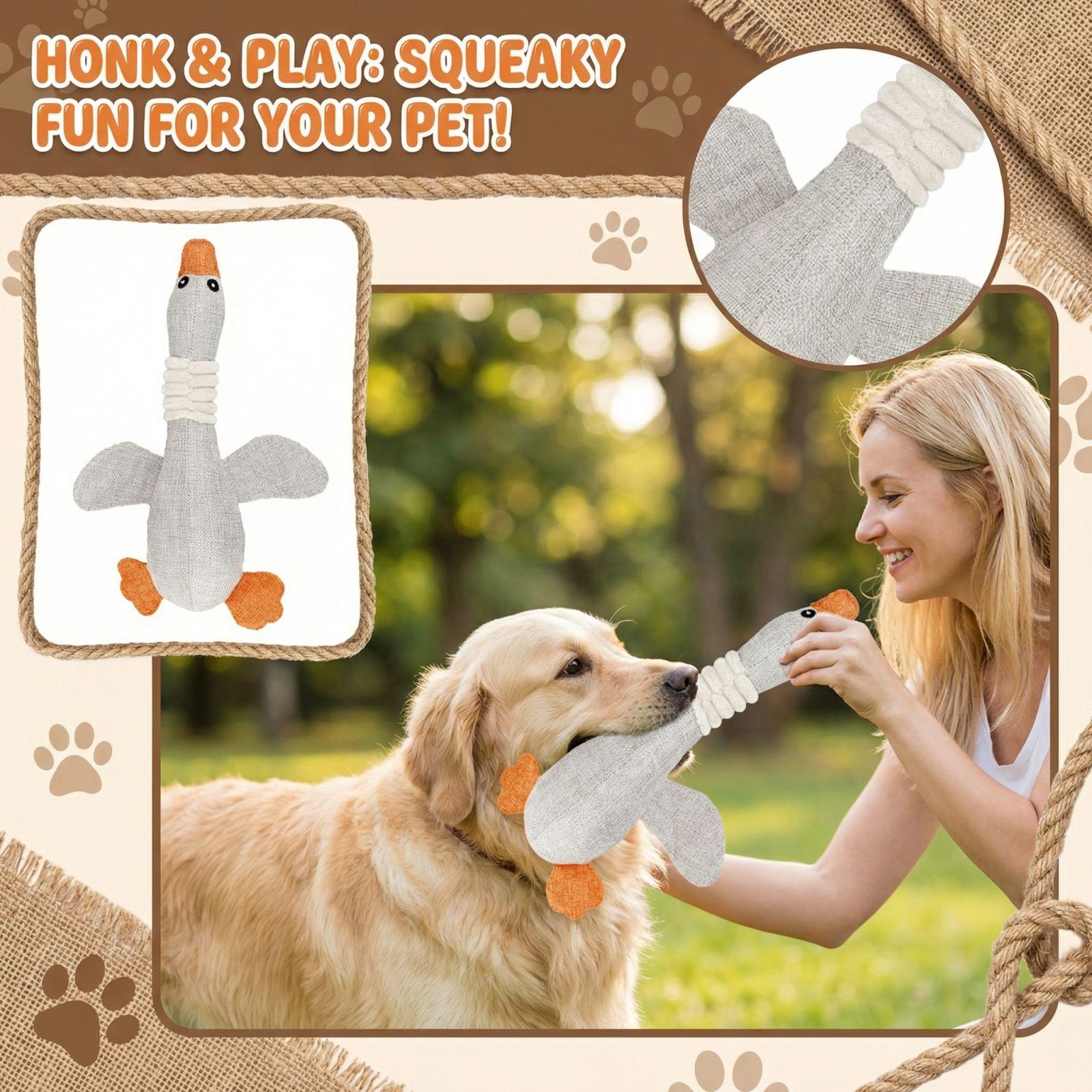

Dogs And Cats Pet Toys Wild Geese Vocalization Resistant To Chewing Grinding Teeth Cleaning Teeth One Size