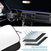 Car Windshield Sun Shade Cover for Ford F150 2009-2014 Front Window Sun Shade Visor UV Block Shield Cover