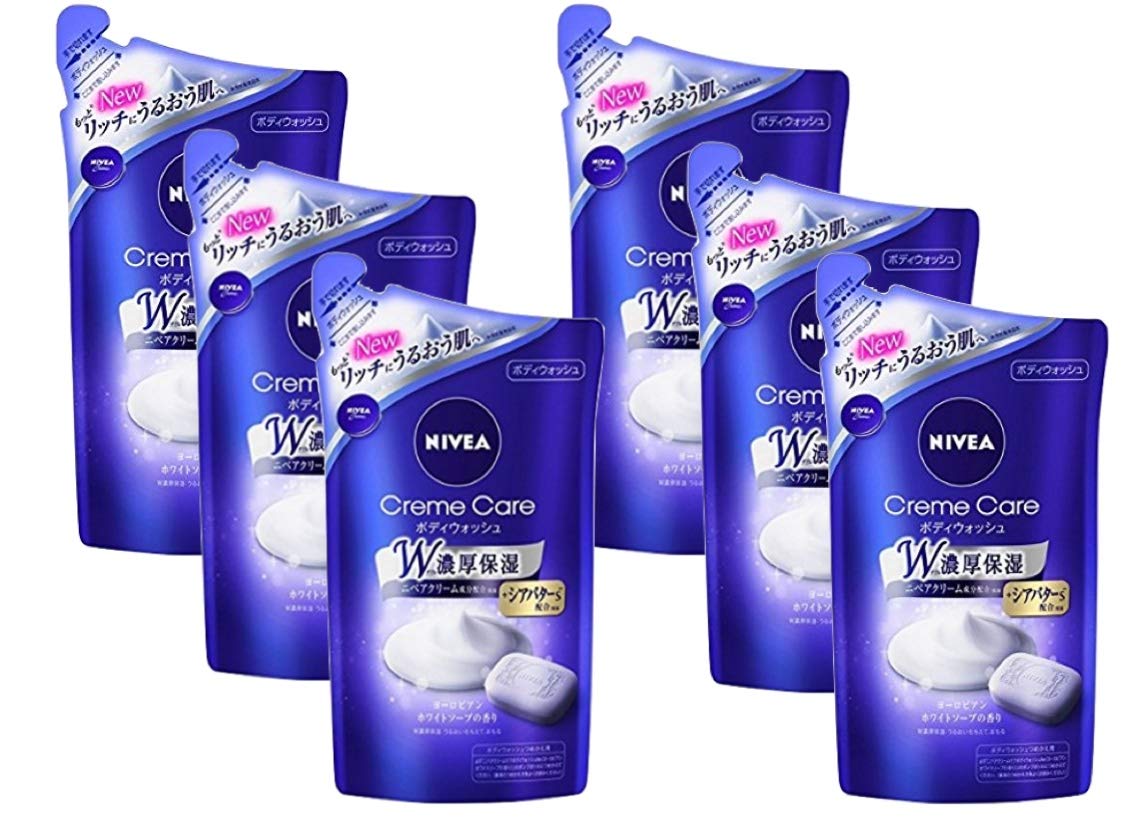 

of Nivea Cream Care Body Wash European Soap Refill 360ml [Set 6]