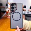 For Samsung Galaxy S25 Ultra Case Compatible with MagSafe TPU+PC Matte Phone Back Cover