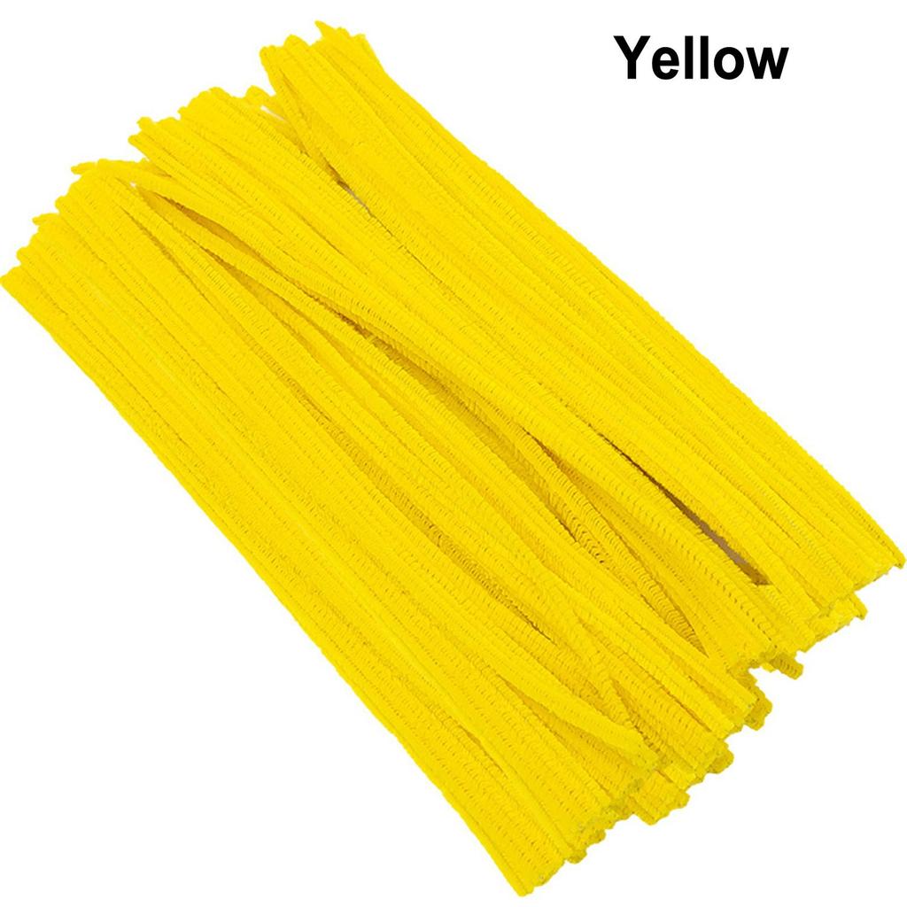 Tallos superiores con cable, varillas de oropel navideñas, tallos de chenilla con purpurina, suministros para manualidades DIY, limpiadores de felpa