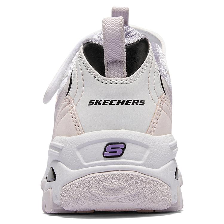 Skechers Antiscivolo, Resistenti all'abrasione, Anti calcio Scarpe Lifestyle Basse per Bambini Lavanda Adolescenti 302526L-WLV