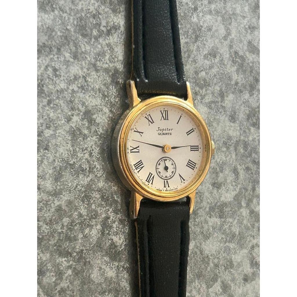 Used Working item, Orient Jupiter H83502-00 White/Gold, Beautiful condition