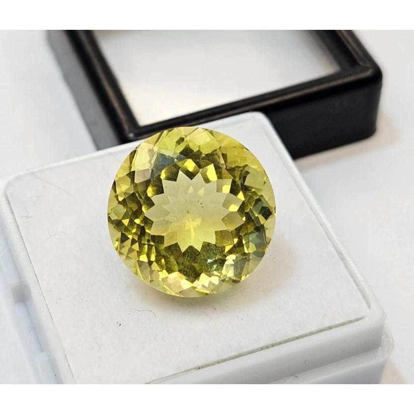 Yellow Color Sapphire Round Cut 8-10 Ct Beautiful Certified Loose Gemstone