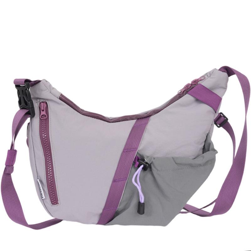 Outdoor Functional Dumpling Bag Large Capacity Shoulder Bag Travel Commuter Sports Crossbody Bag Men's and Women's Trendy Bag