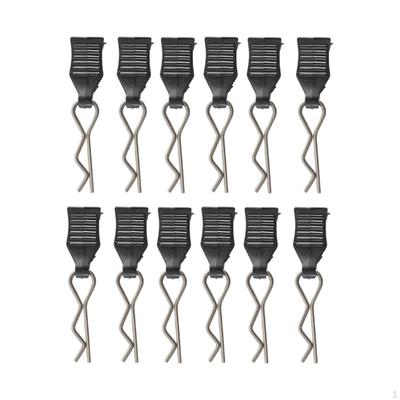 12x Clip per Carrozzeria Pin R di Ricambio per Auto RC, Robuste, Pratiche, Parti Accessorie Fai-da-te per