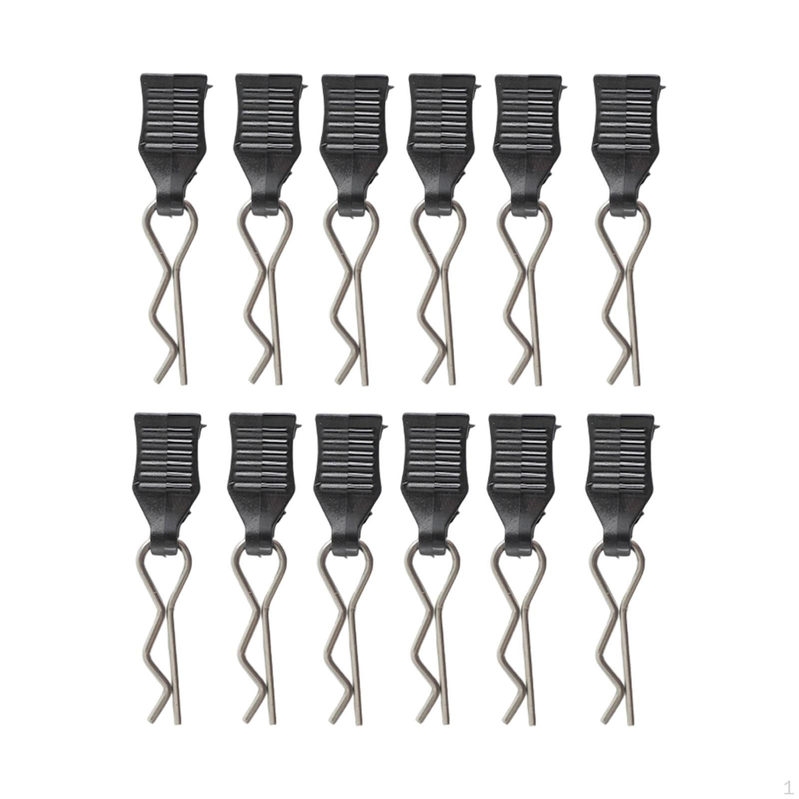

12x RC Cars Body Clips Pins R Replacement,Sturdy,Practical,DIY Accessory Parts for