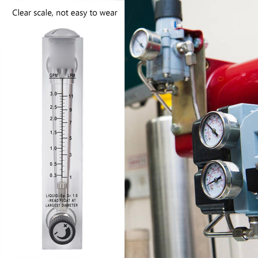   Acrylic Liquid   Meter Panel Mount 0.3-3GPM