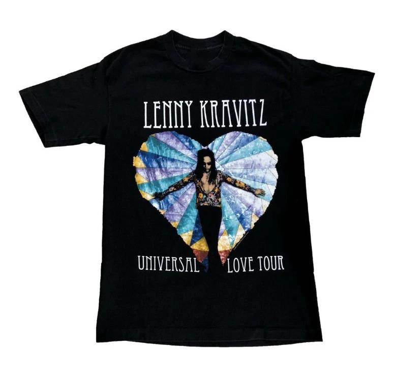 

Giant Vintage Lenny Kravitz Universal Love Tee Size LRG Men’s Rock Band T Shirt S