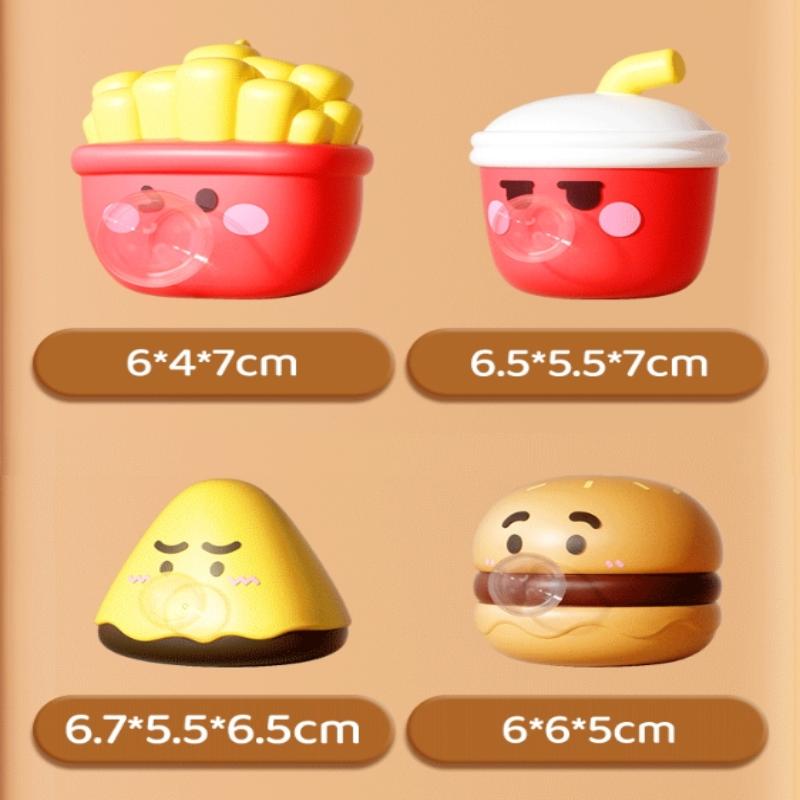 Cute Food Series Spitting Bubbles Squishy Squeeze Toys Anxiety Stress Relief Sensory Antistress Toys For Adults Kids Toys Gifts