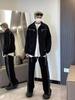 2025 American Retro Men's Workwear Style Metal Zipper Jacket – Trendy, Loose, and Versatile Design