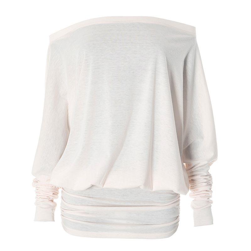 

Kkx Pure Desire Gyaru Style off-Shoulder Long sleeve dress Sexy Fashionable Slim fit Slimming off-Shoulder Pleat Hip Skirt Apricot color L