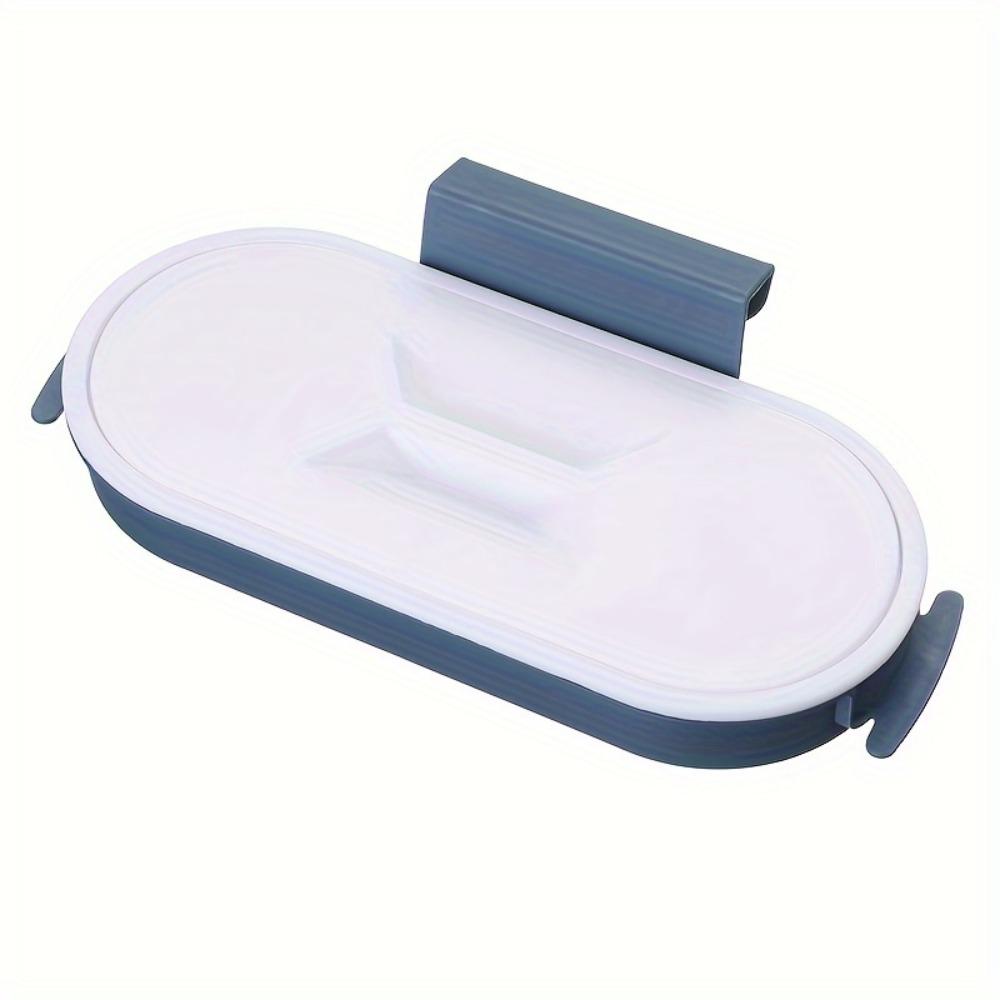 

Garbage Hanging Bag Kitchen Trash Storage Rack Bag Hook Scouring Pad Dry Shelf Holder Kitchen Organizer Dish Rack синій