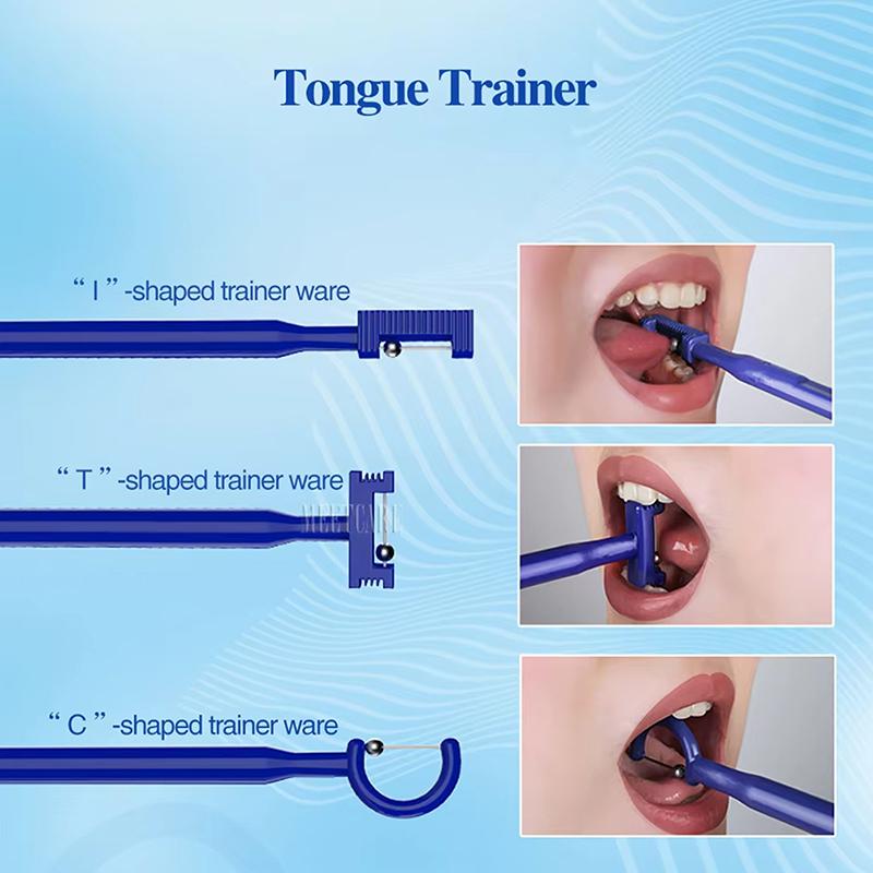 3/4Pcs Children Mouth Tougue Tip Exerciser Trainer Oral Care Muscle Strenght Touge Training Tool Flexibility Stability