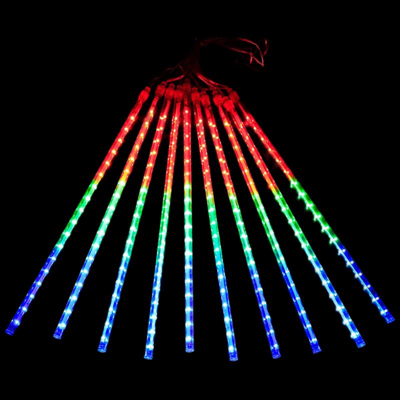 Jianixiong LED Meteor Shower String Lights