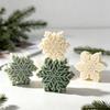 Christmas Candle Making Tool 3D Snowflake Silicone Casting Tool for Handmade Candle Holiday Decoration Resin Casting Projects