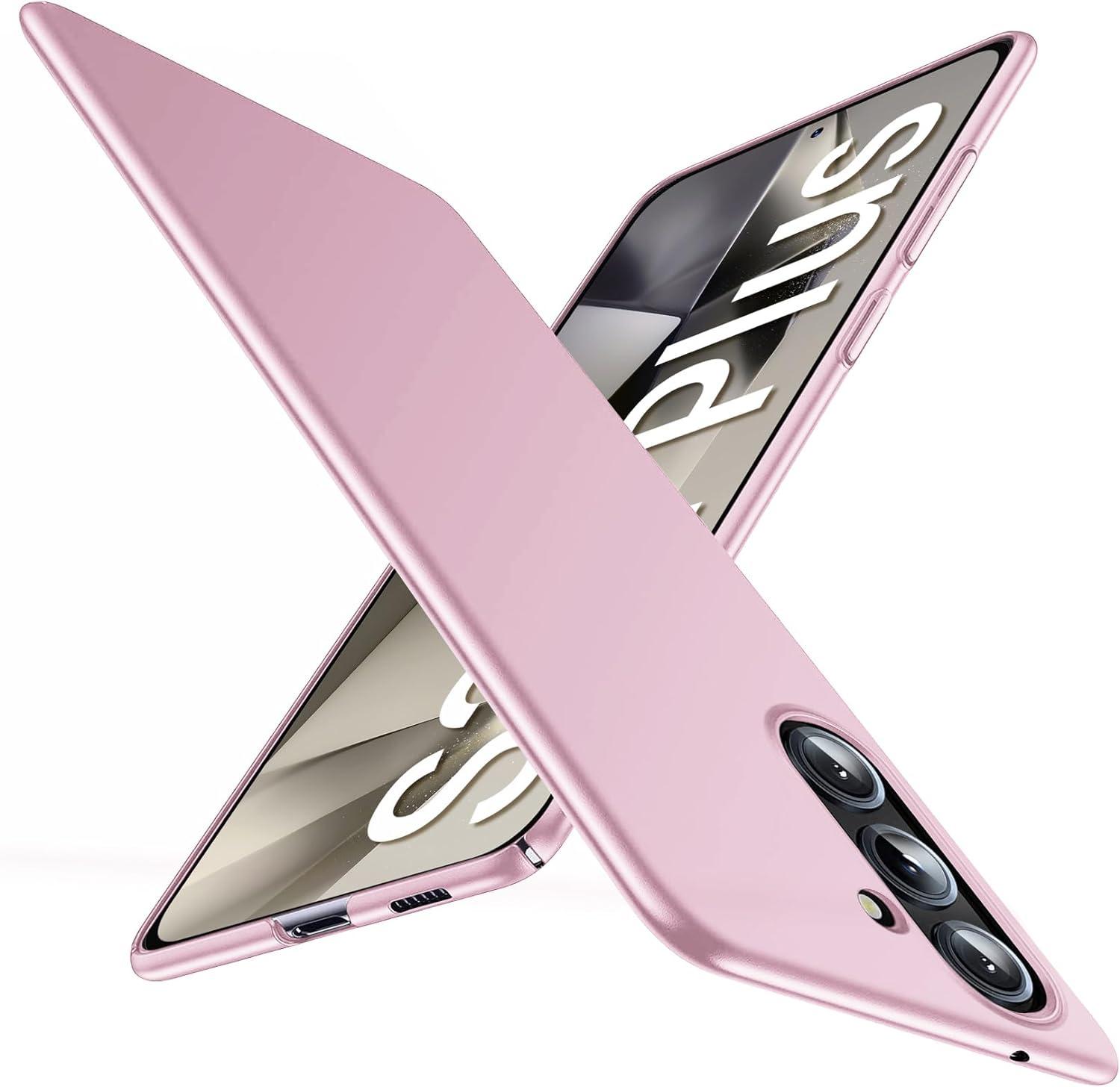 

Надтонка Матова Жорстка PC-Кришка Для Samsung Galaxy S25 Edge S24 S23 S22 S21 FE Ultra Plus Розкішна Матова Кришка Для Samsung S25 + S22 рожевий