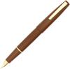 Gullor Color Fountain Pen X80 Simple Design with Converter and Gift Box Gold Clip Extra Fine Nib Brown (0.3mm)