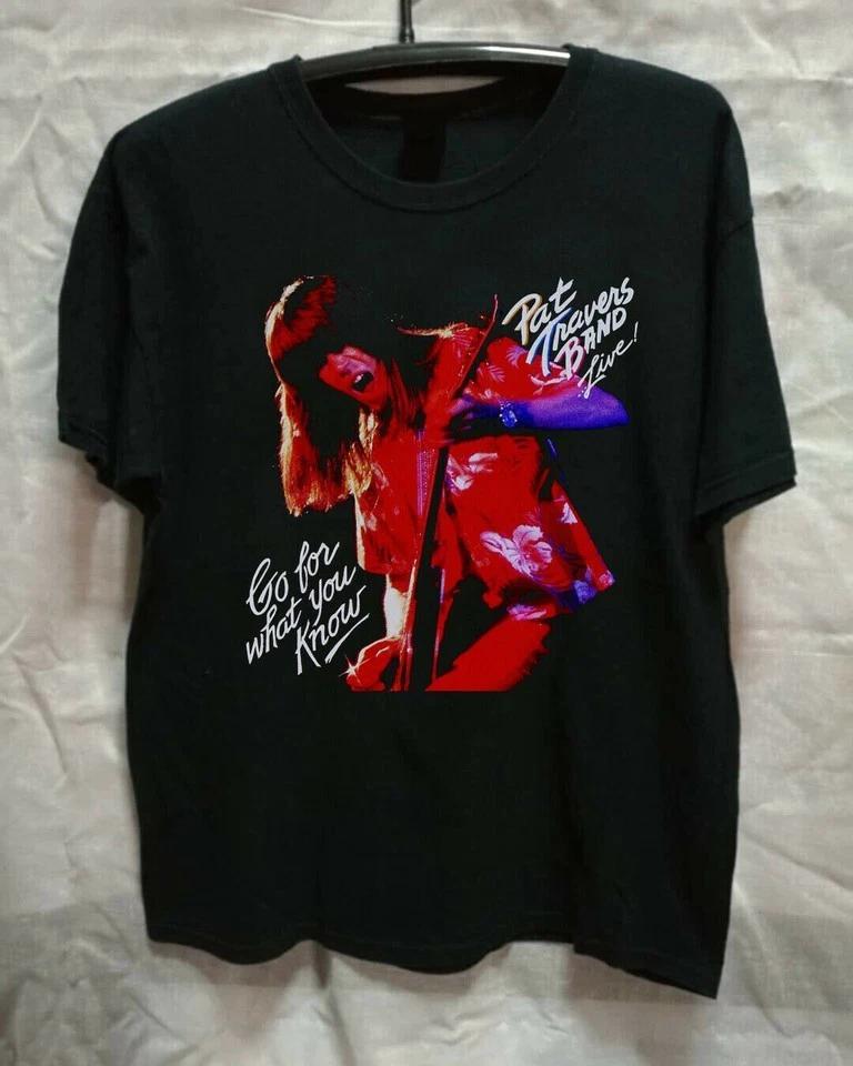 Pat Travers Band Live Go For What You Know Black Unisex T-shirt S-234XL E270 3XL