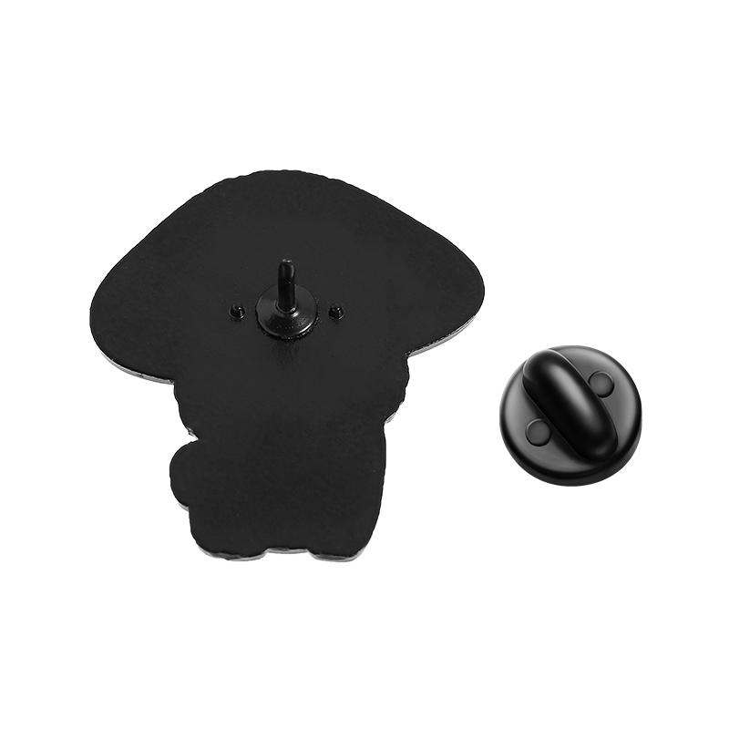 Animal Mushrooms Enamel Pins Custom Cat Dog Goose Brooches Lapel Badges Clothes Animal Jewelry Gift for Kids Friends