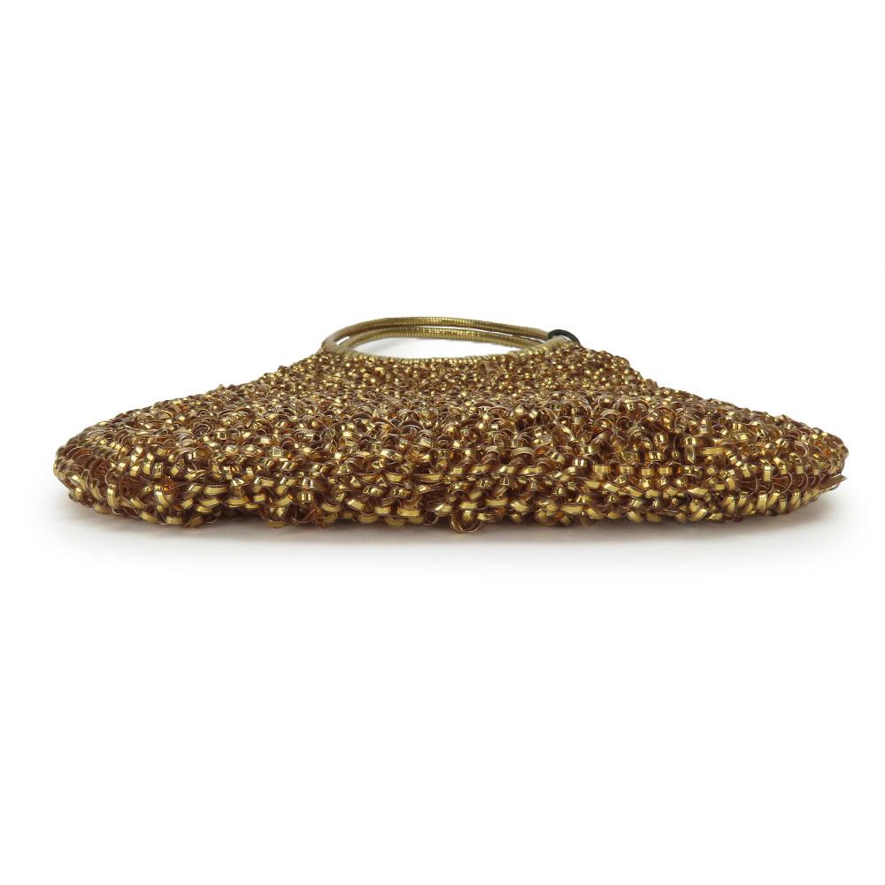 Used ANTEPRIMA Handbag Wire bag PVC Gold series Party