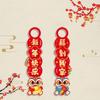 1 Pair Blessing Snake Year Door Handle Hanging Zodiac Snake Doorknob Ornament  Lunar New Year
