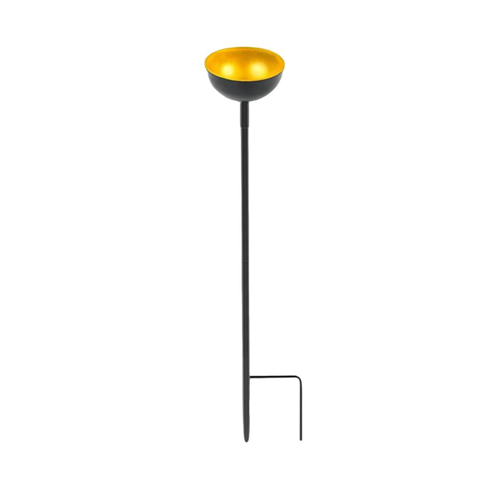 Bee Watering Station Metal Bee Water Feeder with Stake Butterfly Bath Bowl Multi-Function Standing Bee Feeder for Outdoor Decor