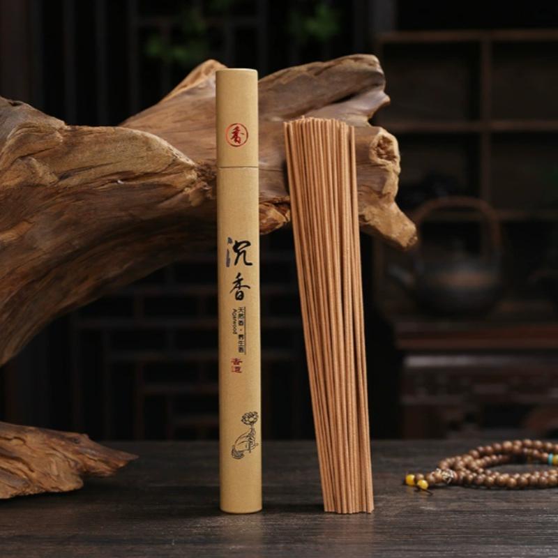 40Pcs Natural Sandalwood Incense Sticks Home Incense Stick Aroma Blessing Ceremony Pray Buddha Incense Lavender Green Tea Rose