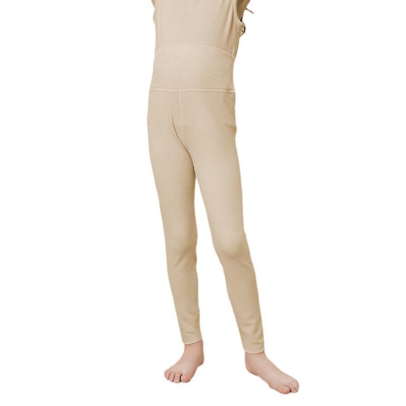 Children's High Waist Warm Autumn/Winter Pants - Boys' and Girls' Cozy Belly-Shaping Trousers