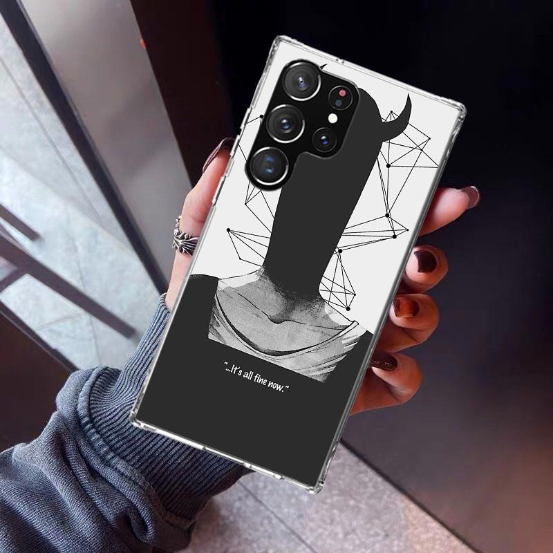Oyasumi Punpun Phone Case For Samsung Galaxy S26 S25 Edge S24 S23 Ultra S22 Plus S21 S20 FE Soft TPU Back Cover Funda Galaxy S25