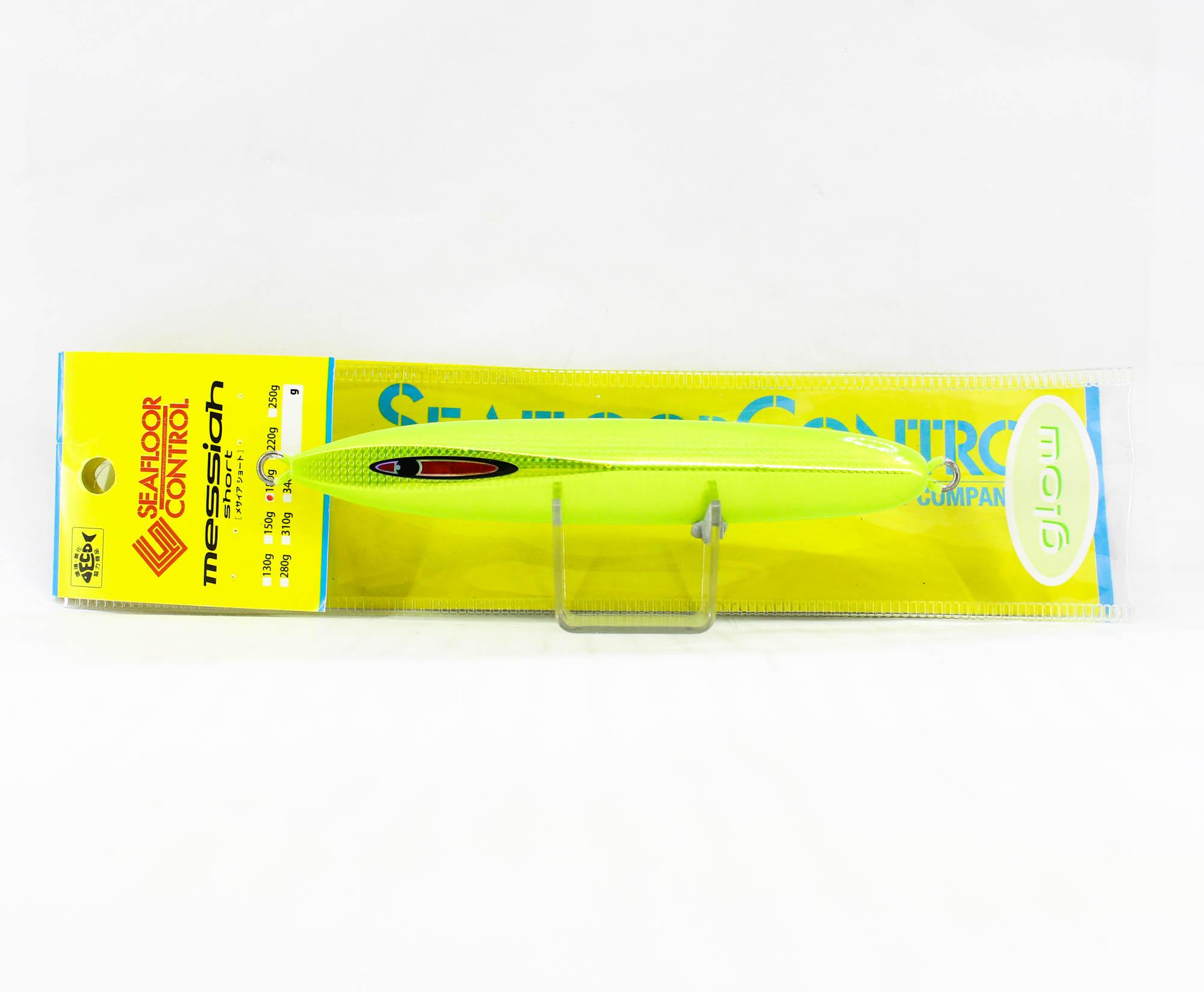 

Seafloor Control Metal Jig Messiah Short 180 grams Chart Yellow ZGGR (5686)
