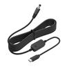 Adjustable Voltage Type-C to DC Power Cable 12V with Digital Display, 5V/9V/15V/20V 3A PD Trigger Charging
