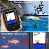 Portable Fish Finder Fishing Sonar Sounder High Quality Color HD Screen Wired Alarm Transducer Fishfinder Fishing Echo Sounder