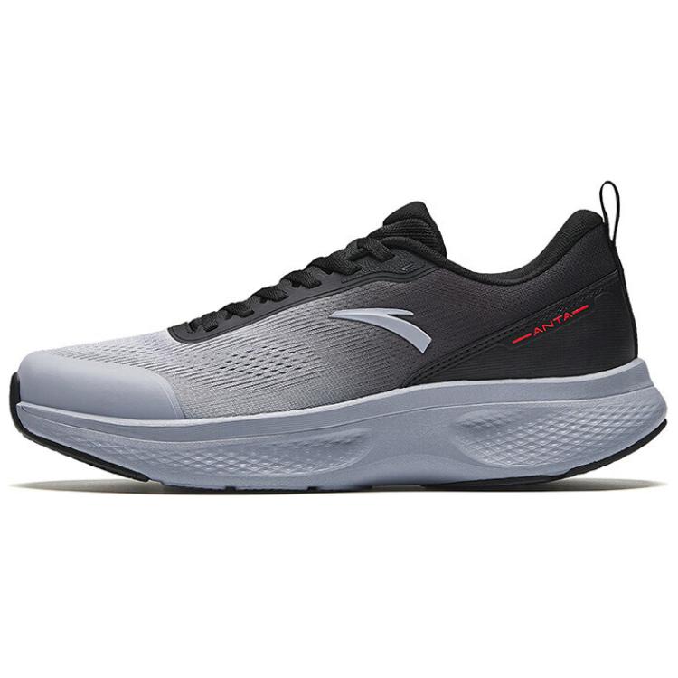 ANTA Grey Black Red Mens Running Shoes 112447792-2 39