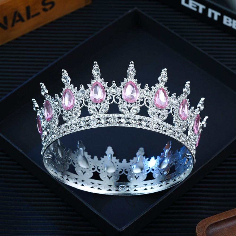 Sparkling Bridal Tiara Elegant Crystal Headpieces Queen Rhinestone Wedding Crown  Bridal Event