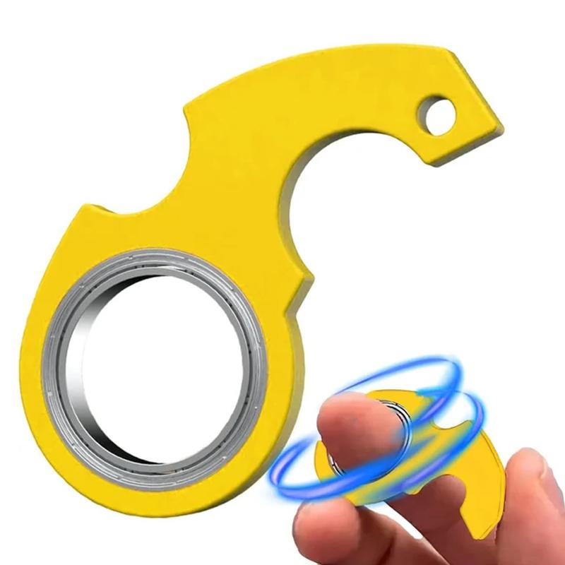 3Pcs Creative Keychain Spinner Toys Adhd Anxiety Relief Items Fidget For Adults And Kids Cool Edc Gadgets Novelty Gifts