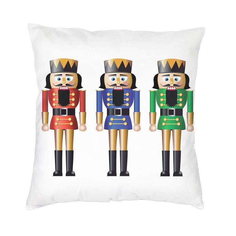 Nøtteknekker Soldat Toy Gave Putetrekk Sofa Home Decor Firkantet putetrekk