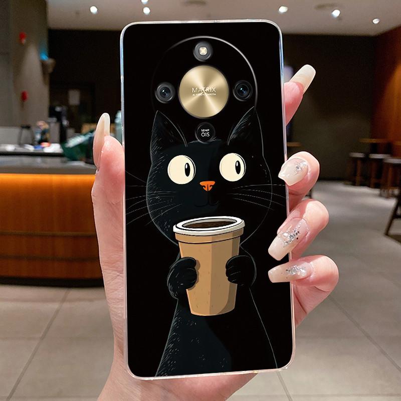 Casing For Honor X9D 5G Aesthetic Luxury Dragon Cute Cool Boys Girls Soft Silicone Phone Case Back Cover Transparent TPU Shell
