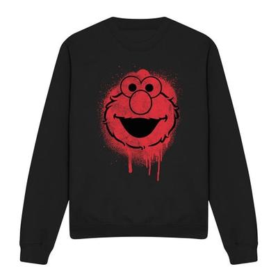 Sesame Street Unisex Adult Elmo Graffiti Sweatshirt