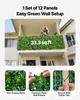 Artificial Plant Wall, 101.6 x 304.8 cm Artificial Boxwood Panels, Sun Protection Greenery Backdrop Privacy Hedge Fence, Fake Grass Screen for