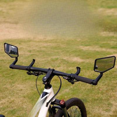 2Pcs Fahrrad Lenker Spiegel 17-24mm Universal Rückansicht für Radfahren