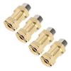 4Pcs RC Brass Connector Accessory for 1Celsius10 Remote Control Car Easy Installation Golden