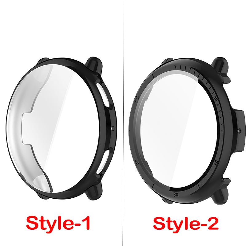 Hartschalen-Glas-Displayschutzfolie Vollrahmen-Hülle Für Amazfit Active 2 Smartwatch Schutzhülle Active2 Zubehör