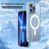 Magnetische Hülle für iPhone 16 15 14 13 12 Mini 11 Pro Max für MagSafe Klare stoßfeste Telefonabdeckung PC+TPU-Schale
