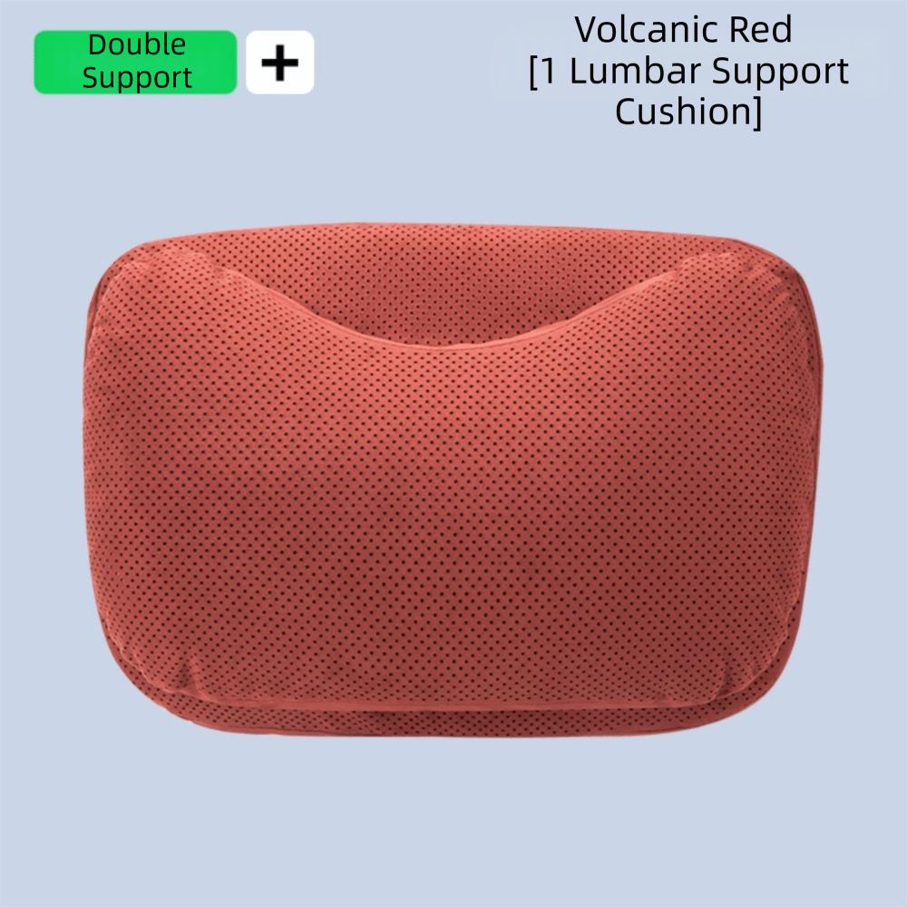 Suede Memory Cotton Seat Waist Cushion Ergonomic Support Lumbar Support Cushion  Car