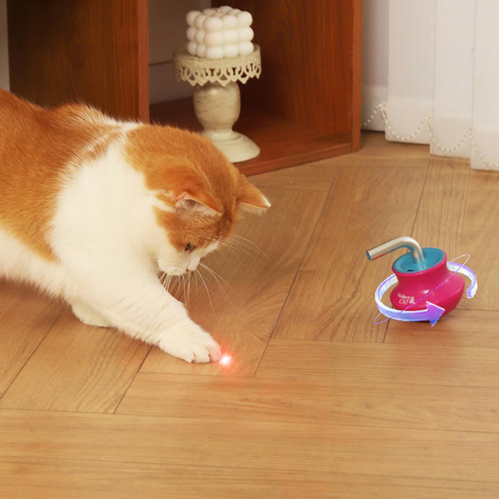 Automatisches Katzen-Spielzeug-Tumbler - Selbstunterhaltendes Elektrisches Interaktives Spielzeug für Katzen zum Energieabbau & gegen Langeweile