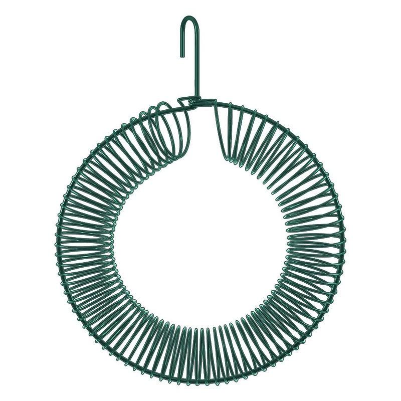 Whole  Black Wreath Feeder for Squirrels and Blue Jays