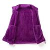 Women's European Size Fleece Vest - Casual Stand Collar Outerwear for Autumn/Winter, Plus Velvet Sleeveless Cardigan
